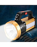 Ліхтарик Watton WT-615 акумуляторний ручний LED, фото 5