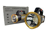 Ліхтарик Watton WT-615 акумуляторний ручний LED, фото 7