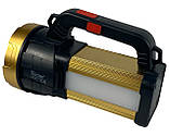 Ліхтарик Watton WT-615 акумуляторний ручний LED, фото 8