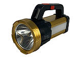 Ліхтарик Watton WT-615 акумуляторний ручний LED, фото 9