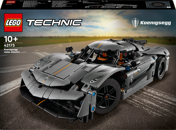 Конструктор LEGO Technic Koenigsegg Jesko Absolut сірий гіперкар 801 деталь