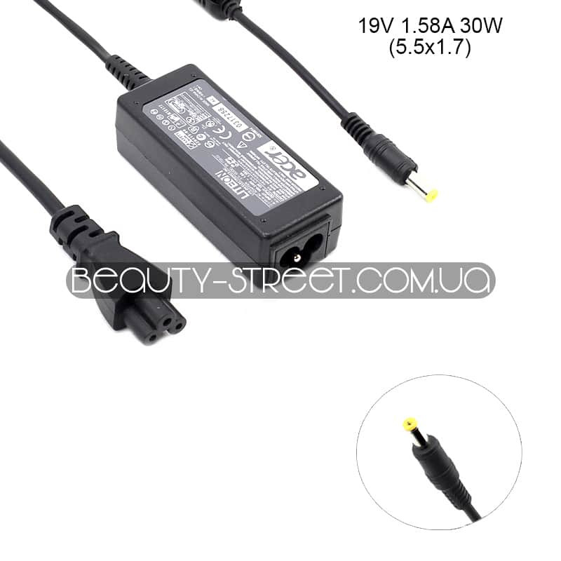 Блок живлення для ноутбука Acer | Dell 19V 1.58 A 30W 5.5x1.7 (B)