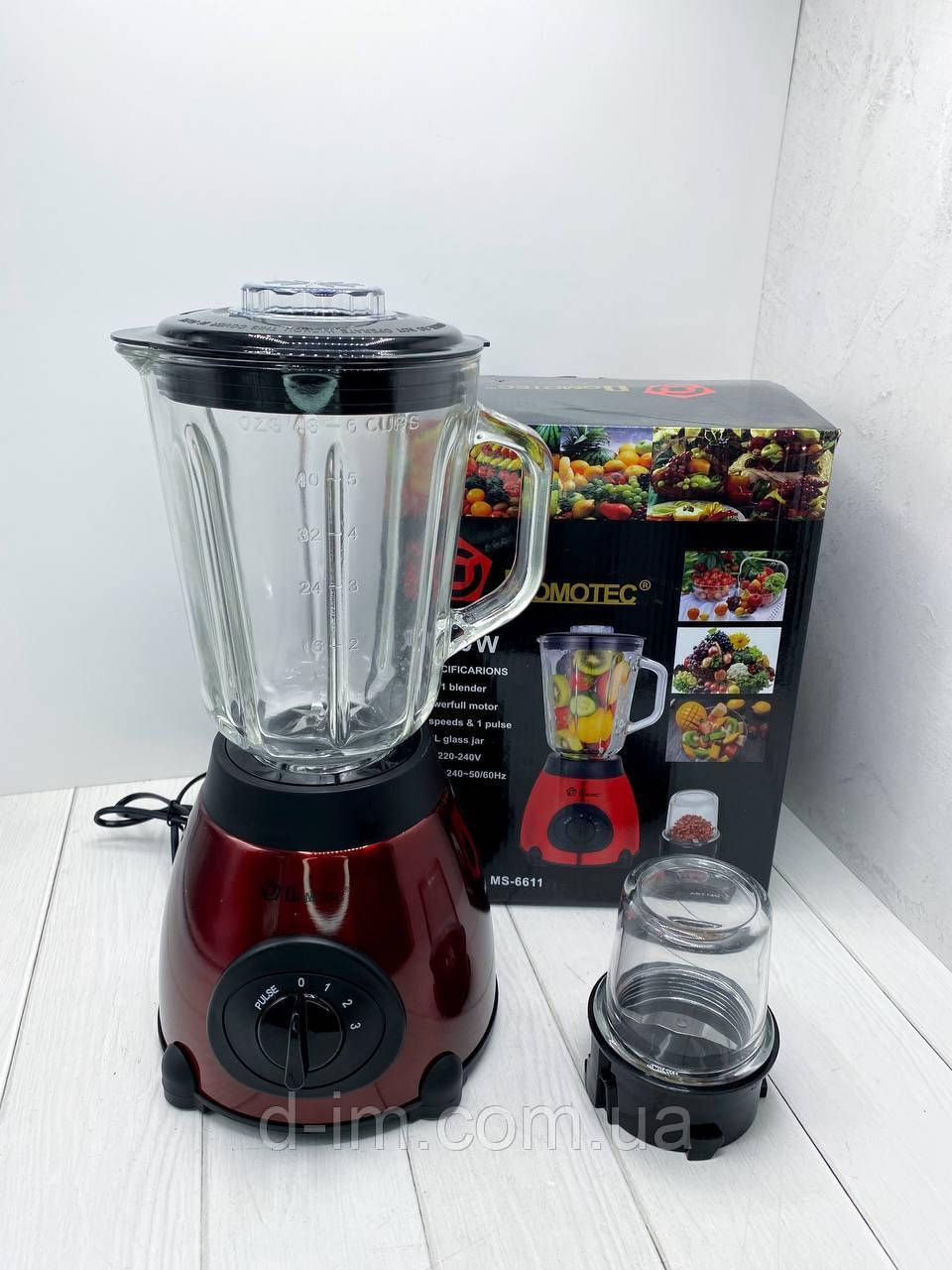 Блендер MS 6611 Червоний 220V/1000w