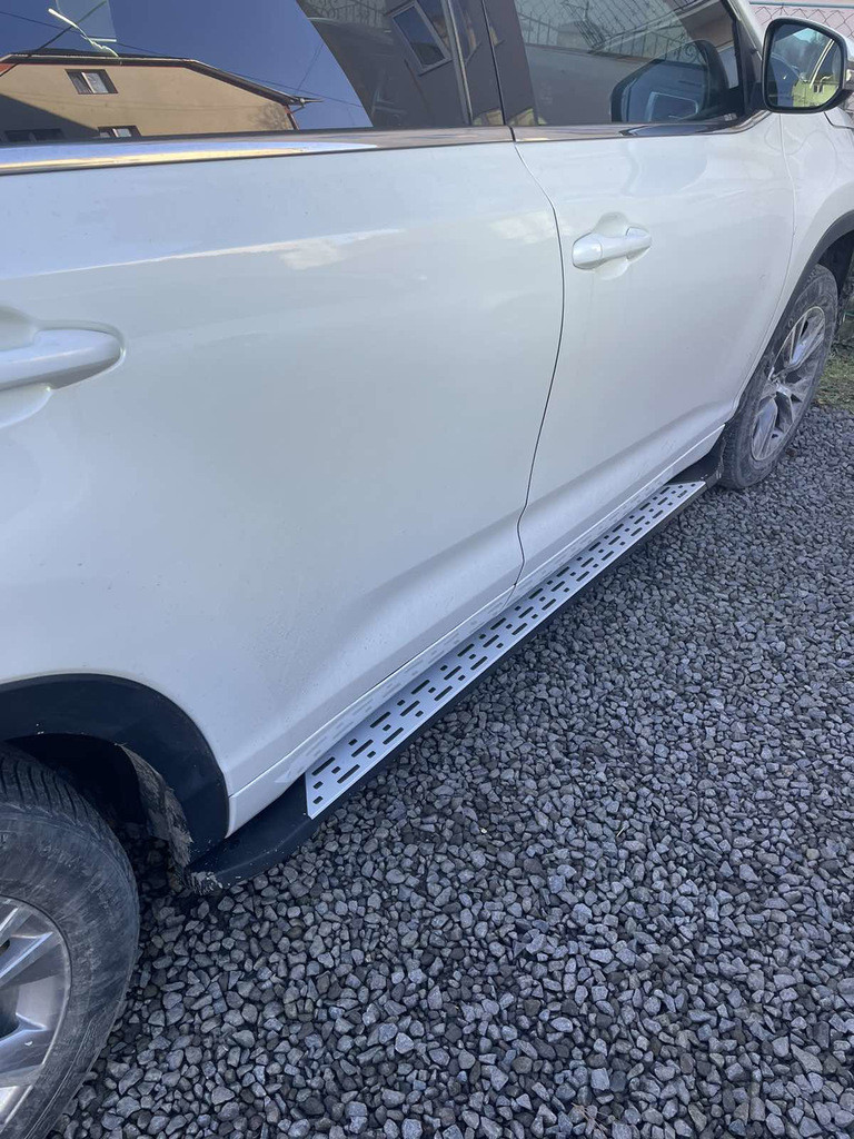 Пороги Оригінальний дизайн (для EU і USA, 2 шт, алюміній) для Toyota Highlander 2013-2019 рр, фото 1
