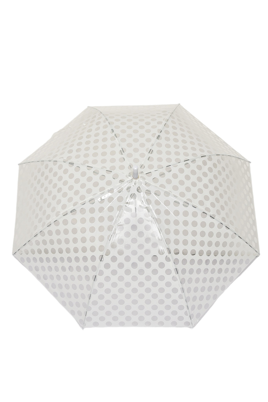 Парасолька напівавтомат тростина білого кольору 184411P, фото 1