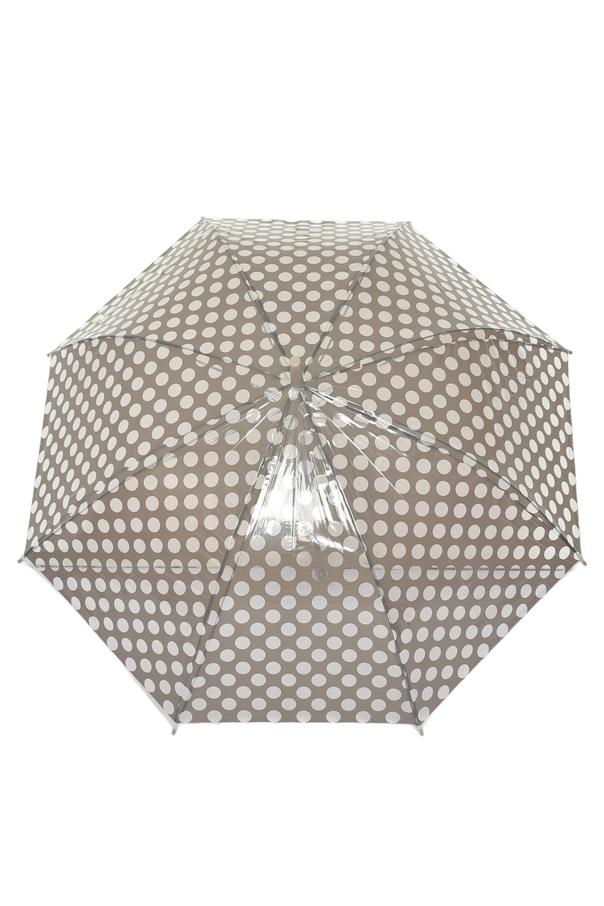 Парасолька напівавтомат тростина сірого кольору 184414P, фото 1