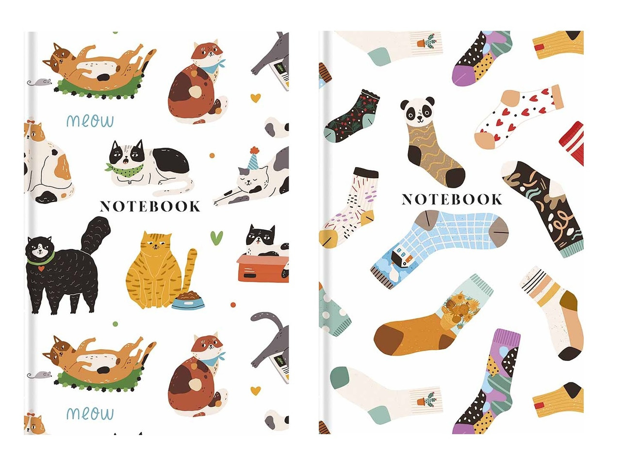 Блокнот А6 80 арк інт обкл клітинка заокр кутки мат лам УФ лак 7016 MonAmi Асорті, фото 1