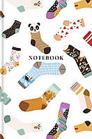 Блокнот А6 80 арк інт обкл клітинка заокр кутки мат лам УФ лак 7016 MonAmi Асорті, фото 2