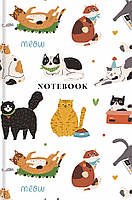 Блокнот А6 80 арк інт обкл клітинка заокр кутки мат лам УФ лак 7016 MonAmi Асорті, фото 3