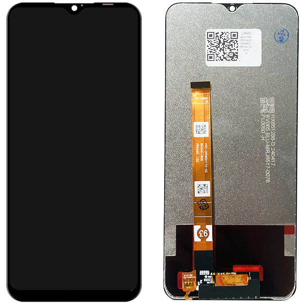Дисплей OPPO A35 (PEHM00, PEFM00) у складі із сенсором black