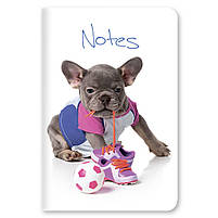 Блокнот А6 96 арк инт обл клітинка лам Песик 406 Асорті, фото 3