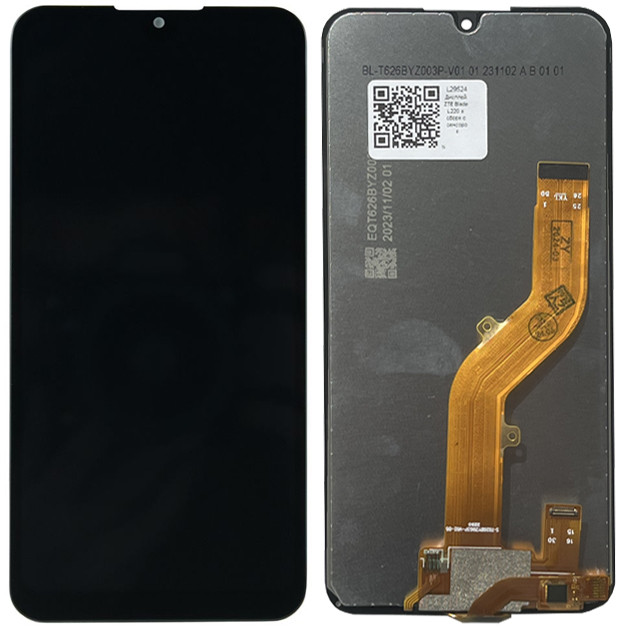 Дисплей ZTE Blade L220 у зборі із сенсором black Original PRC