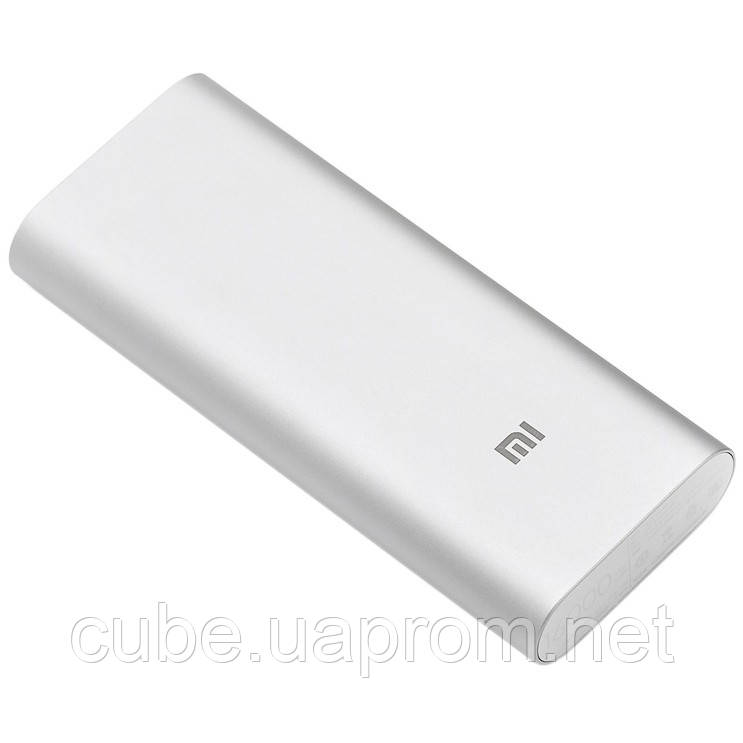 Зовнішній акумулятор (Power Bank) Xiaomi Power Bank 16000 mAh Оригінал (NDY-02-AL) Silver