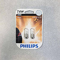 Б/У Philips Автолампи T4W 12 V 4 W BA9s, Blst. 2 pc. (12929B2)