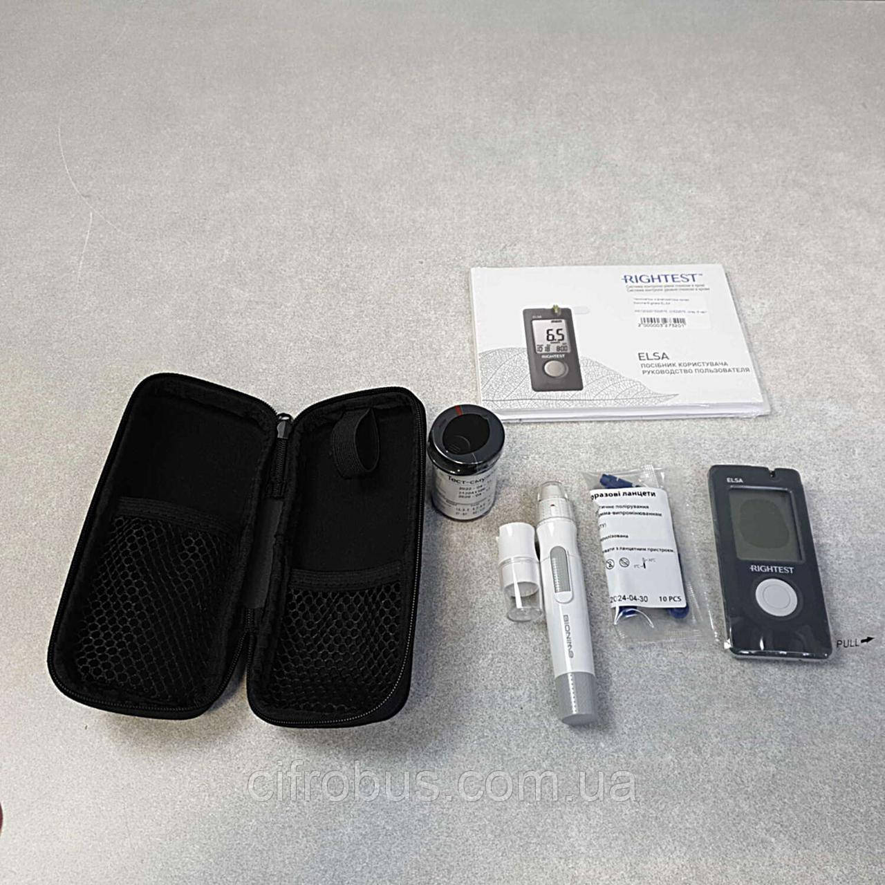 Глюкометр аналізатор крові Б/У Bionime Rightest ELSA