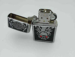 Углеки, дрова, засоби для розпалювання Б/У Zippo — Harley Davidson W/Red Crystal (28267)