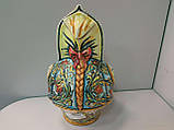 Статуетка фігурка Б/К Штоф Матрішка кольорова із золотом, фото 2