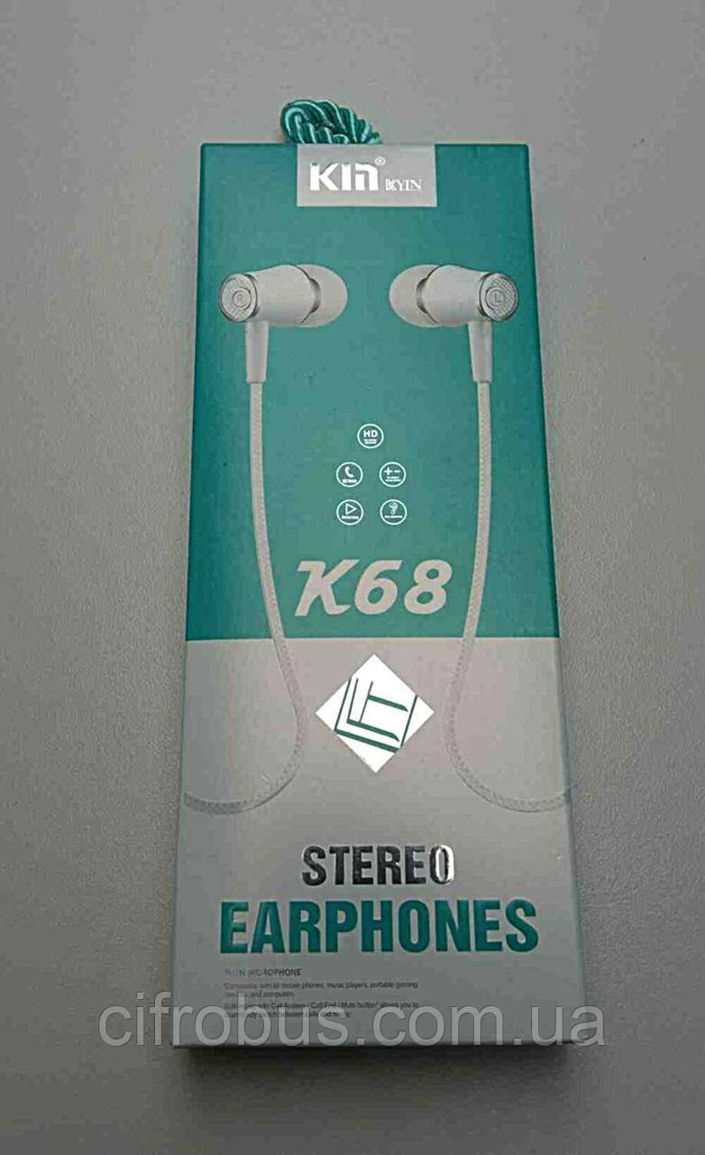 Навушники Bluetooth-гарнітура Б/У KIN K 68