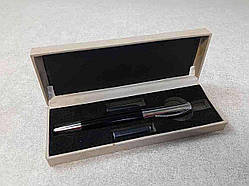 Ручка листкова кулькова пір'яна Б/У Rotring Initial Black Metal R504031