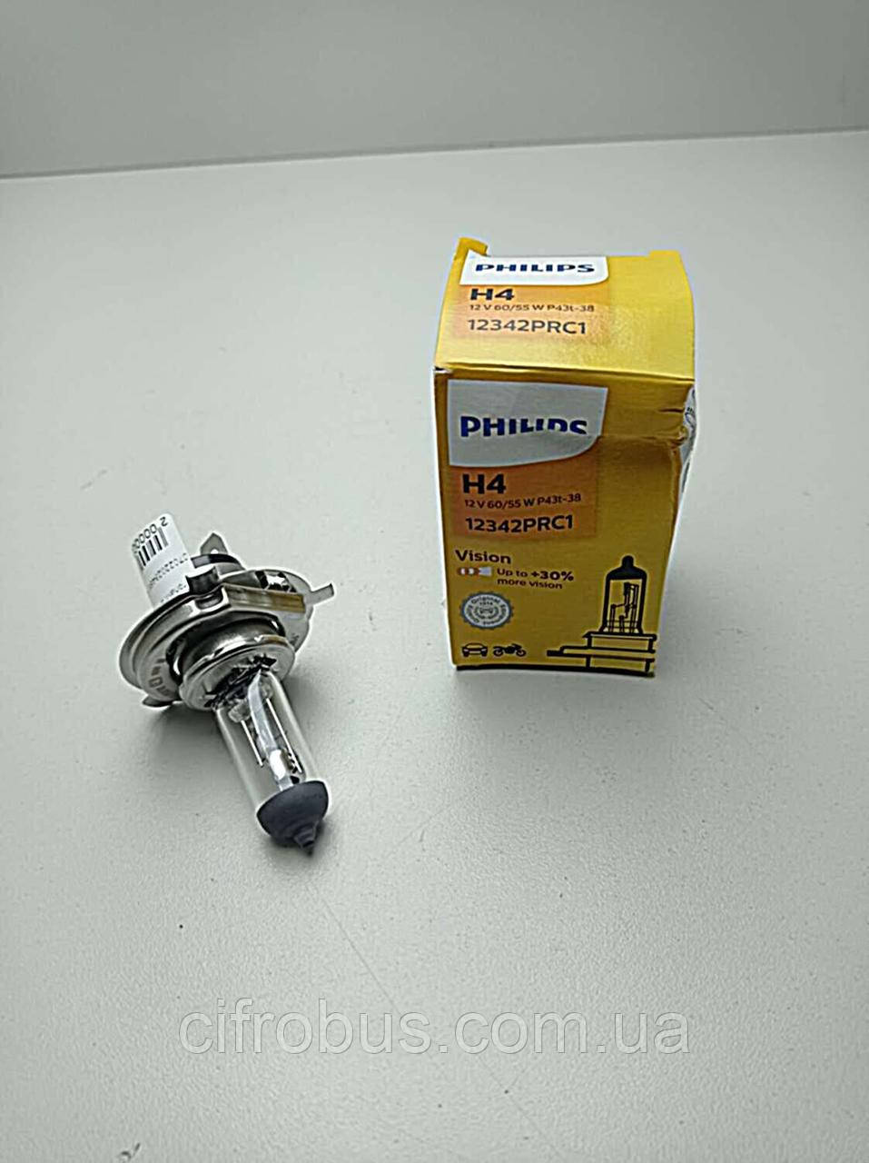 Б/У Автолампа Philips H4 12V 60/55W (PS 12342 PR C1), фото 1