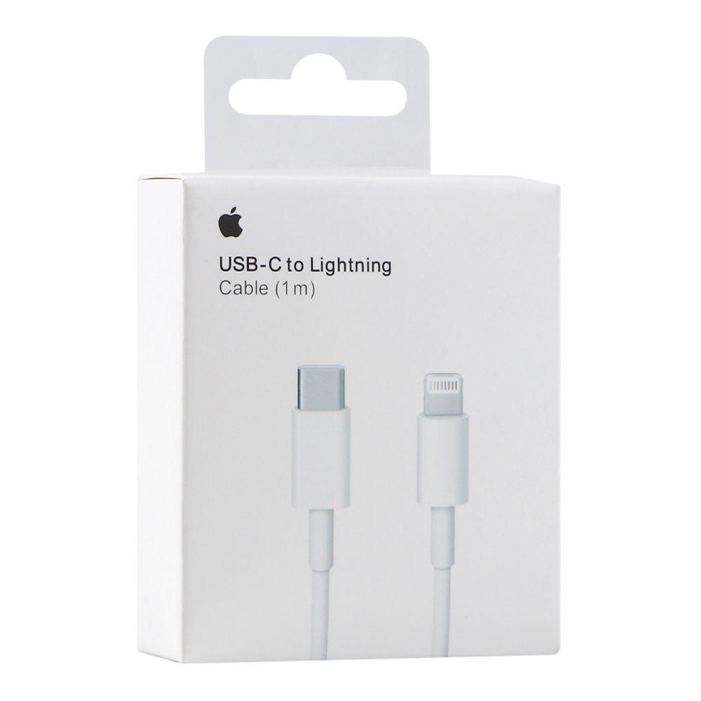 Кабель USB-C на Lightning, 1 м, білий