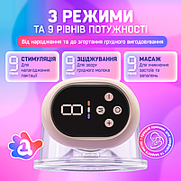 Молоковідсмоктувач акумуляторний SBTR, вільні руки, 1500 mAh (SM-B1500), фото 2