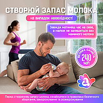 Молоковідсмоктувач акумуляторний SBTR, вільні руки, 1500 mAh (SM-B1500), фото 8