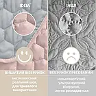 Покривало на ліжко 240x260 двостороннє м'ята/беж IDEIA Silhouette в коробці, фото 6