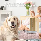 Покривало на ліжко 240x260 двостороннє м'ята/беж IDEIA Silhouette в коробці, фото 10