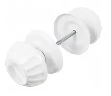 Ручка глуха "Зефір" біла