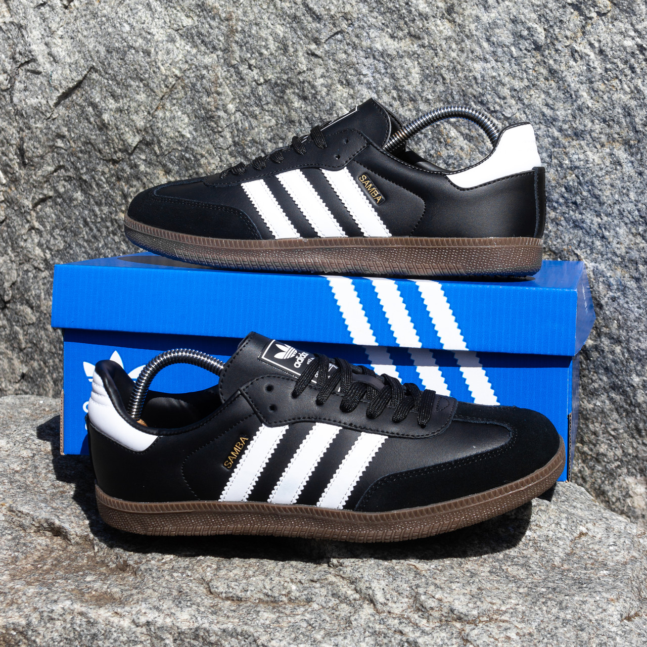 Чоловічі Кросівки кеди Adidas Samba чорні