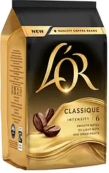 Кава в зернах L'OR Crema Absolute Classic 200 гр Ніжна кава Льор Класик