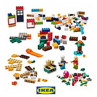 Набір кубиків LEGO IKEA BYGGLEK (ІКЕА БЮГГЛЕК). 201 ДЕТАЛЕЙ. 20436888