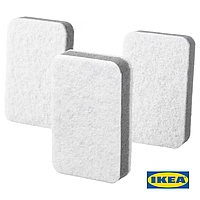 Набір губок IKEA SVAMPIG (ІКЕА СВАМПІГ). 60257605. 3 предмети