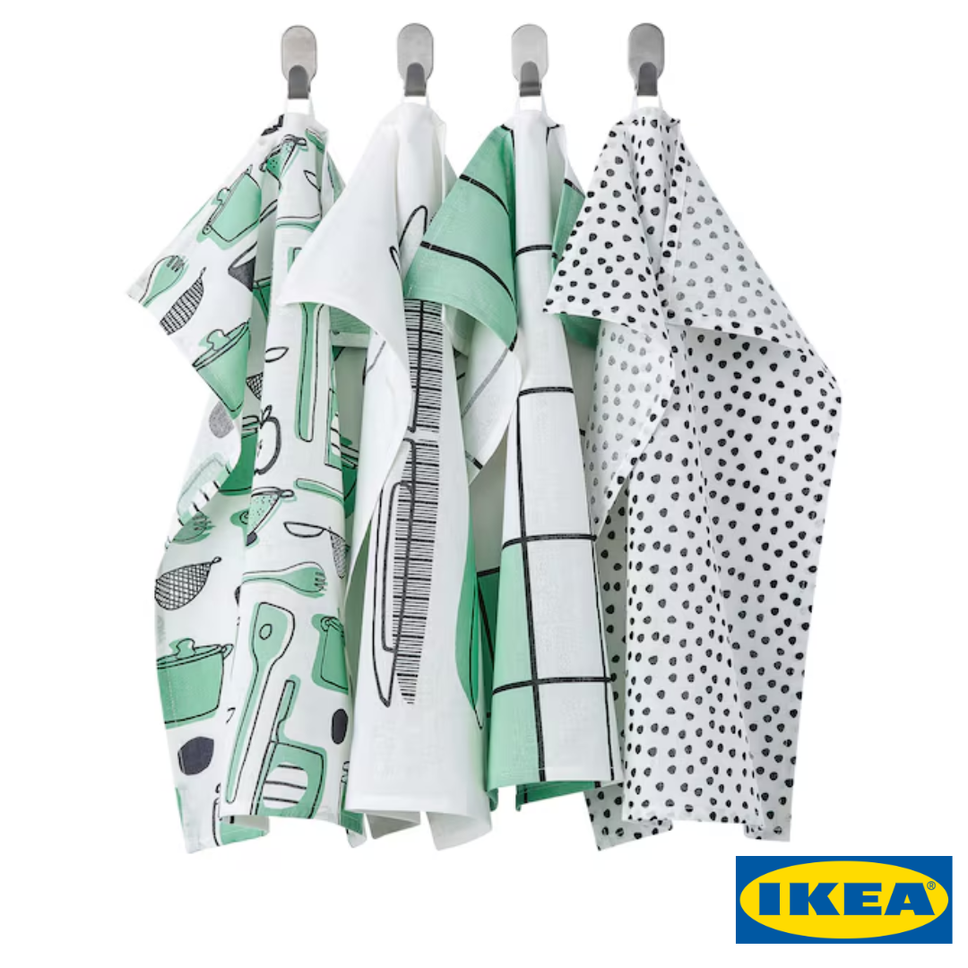 Набір рушників IKEA RINNIG (ІКЕА РІННІГ). 604.763.54. 4 предмети