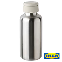 Пляшка для води IKEA ENKELSPARIG (ІКЕА ЕНКЕЛЬСПОРІГ). 0,5 л. 00497222. Сталева