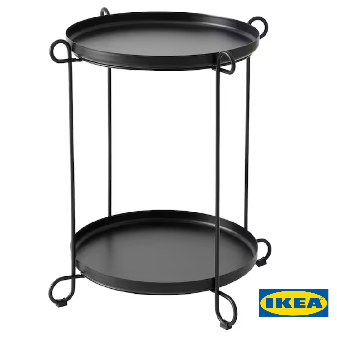 Столик із підносом IKEA LIVELYCKE 90564009 Чорний