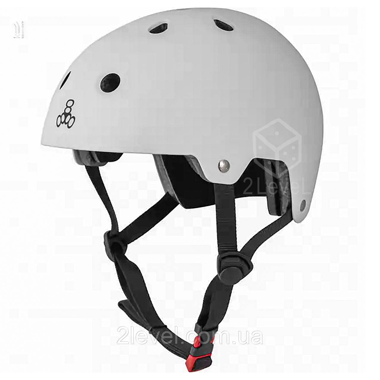 Шолом для роликів Triple8 The Helmet White Rubber Розмір XL/XXL Білий шолом Triple8 Certified Sweatsave Triple8