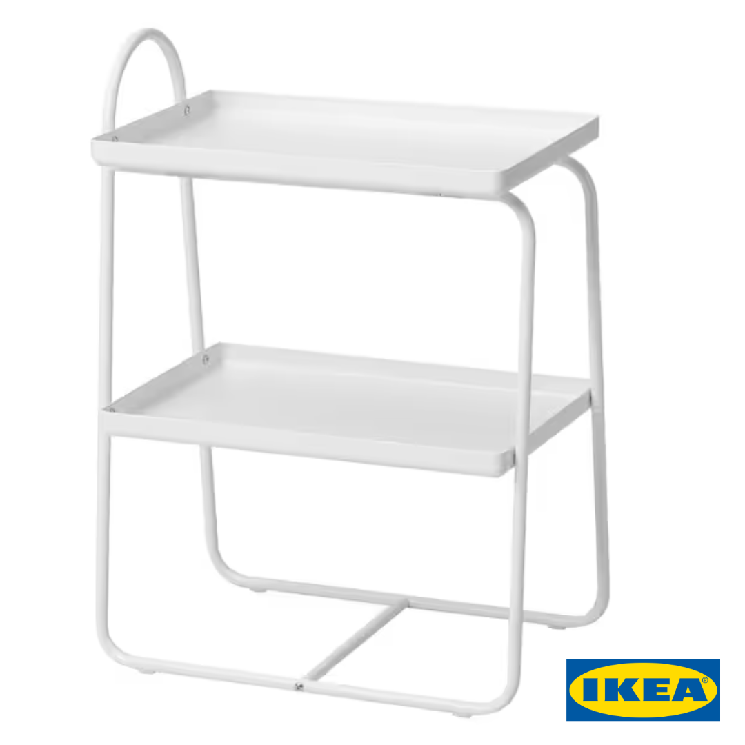Тумбочка з полицями IKEA HATTÅSEN 80569234 Біла