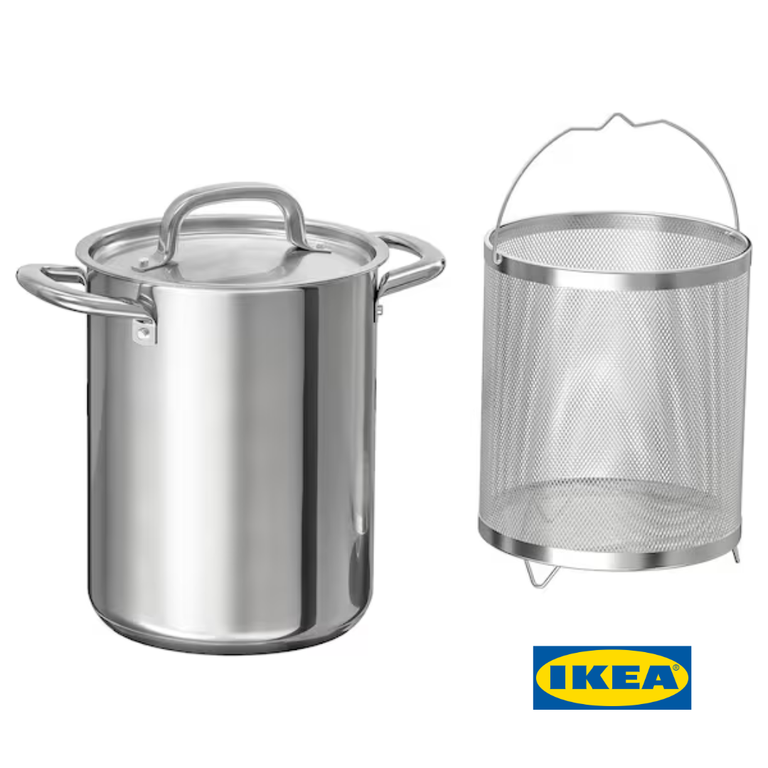 Каструля зі вставкою IKEA 365+ 40484294 Сталева