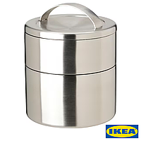 Ланч-бокс IKEA FORSKAFFA (ІКЕА ФОРСКАФ). 50446800. Сталевий