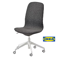 Офісний стілець IKEA LÅNGFJÄLL 392.525.15 Сіро-білий