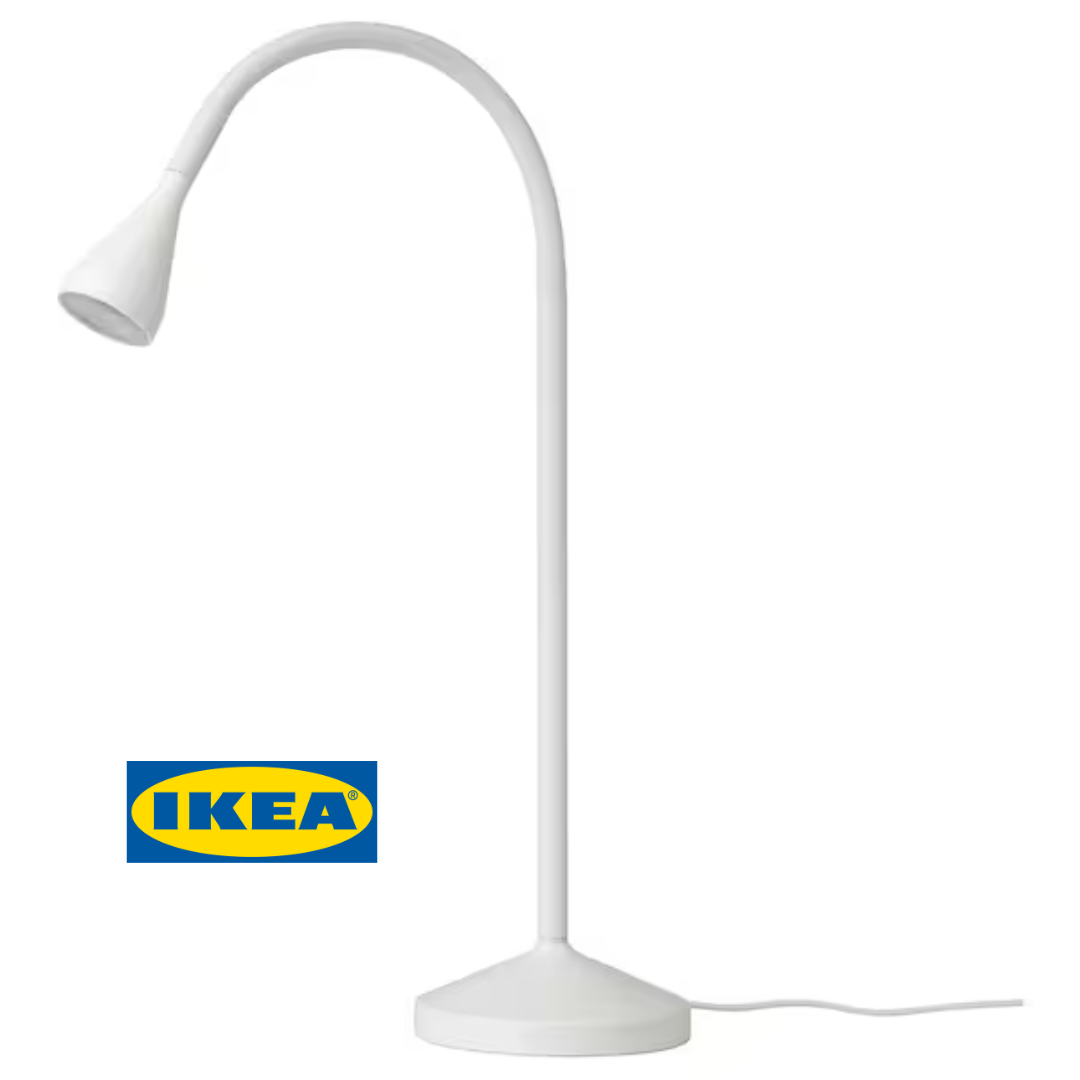 Настільна лампа IKEA NAVLINGE (ІКЕА НЕВЛІНГЕ). 50404918. Біла