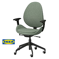 Офісний стілець IKEA HATTEFJÄLL 505.389.70 Темно-зелений