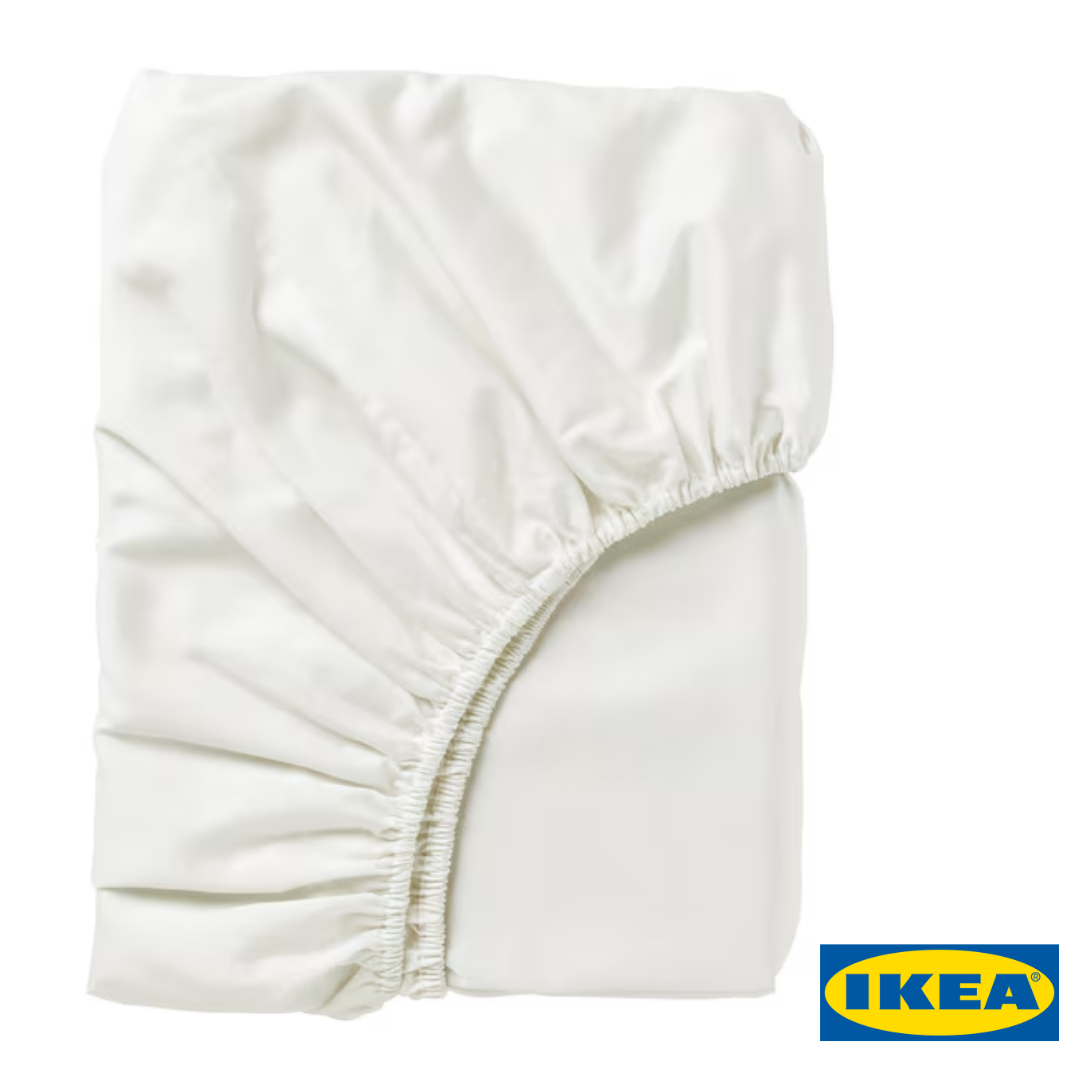 Простирадло IKEA NATTJASMIN (ІКЕА НАТТЕСМІН). 60343707. Біле