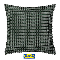 Наволочка IKEA SVARTPOPPEL 905.430.07 Сіро-зелена