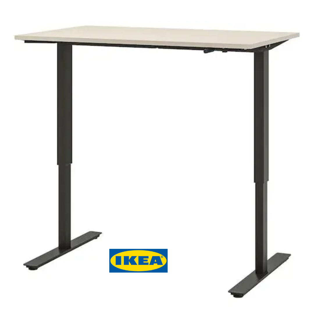 Робочий стіл IKEA TROTTEN 794.295.84 Бежево-чорний