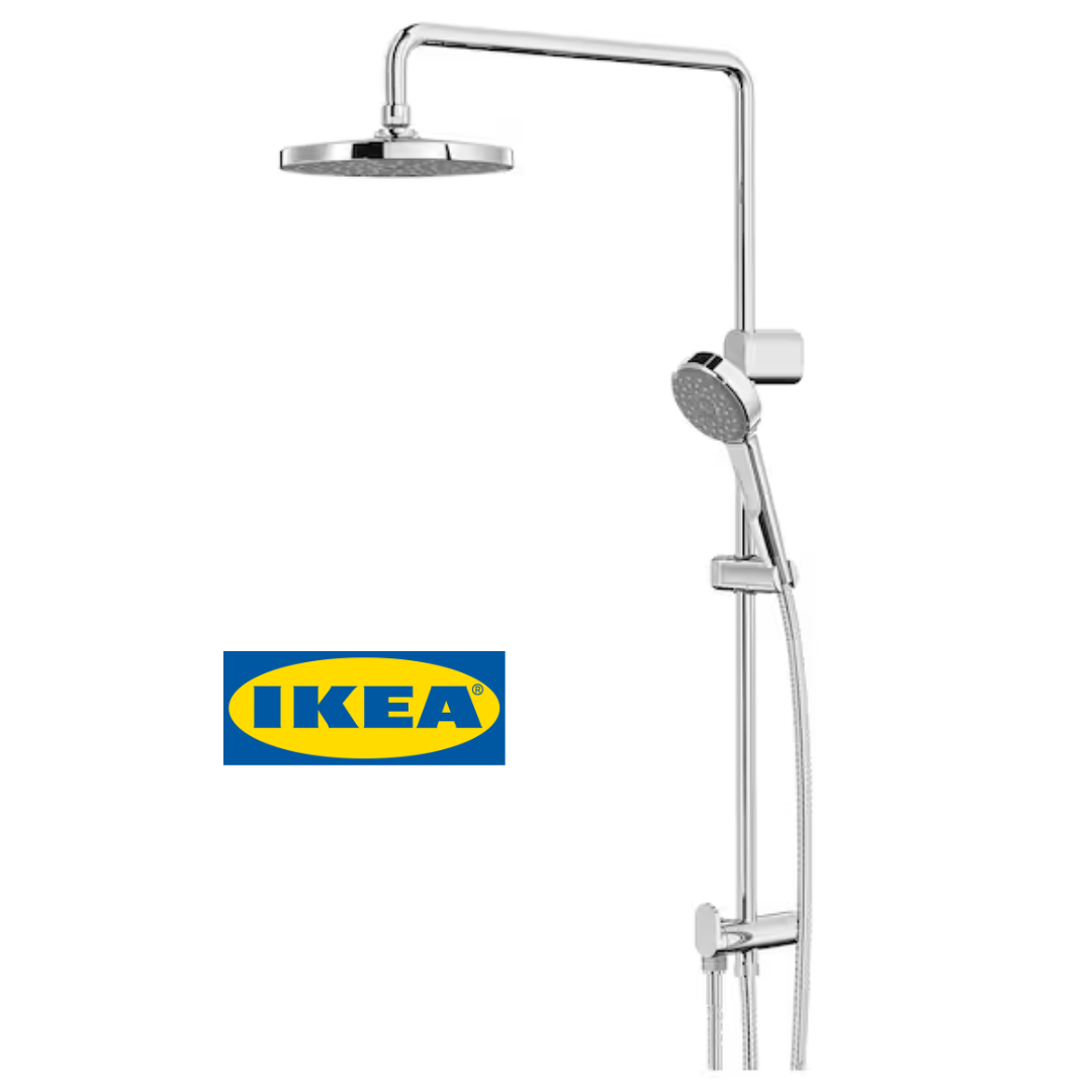 Комплект душової гарнітури IKEA BROGRUND (ІКЕА БРОГРУНД). 90342546. 2 предмета.