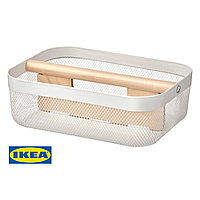 Кошик із відділеннями IKEA RISATORP 33х24х11 см 505.276.36 Білий