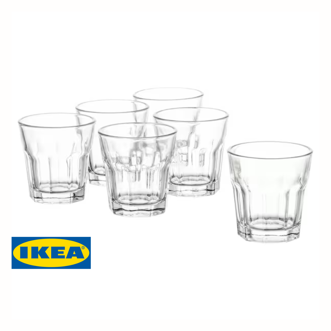 Набір склянок IKEA POKAL Скляні Висота: 5 см 900.919.96